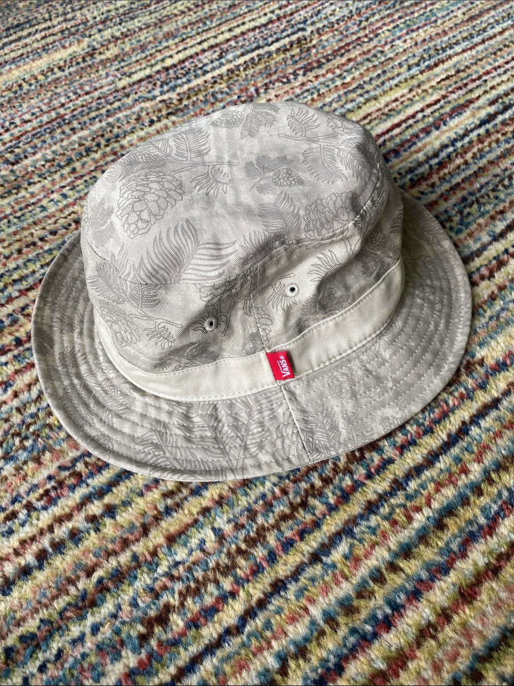 Vans Men's Light Khaki Floral Bucket Hat